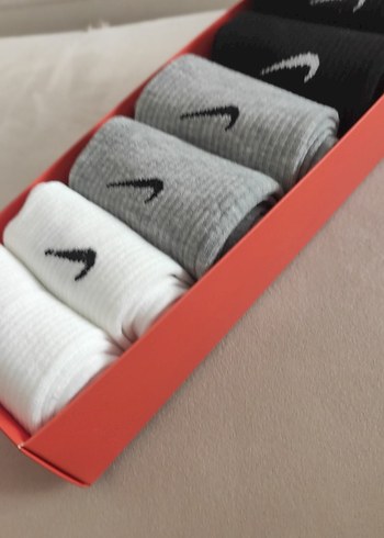 Nike Erkek Nike Midi Spor Çorap 6'lı Set