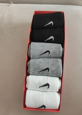 Erkek Nike Midi Spor Çorap 6'lı Set