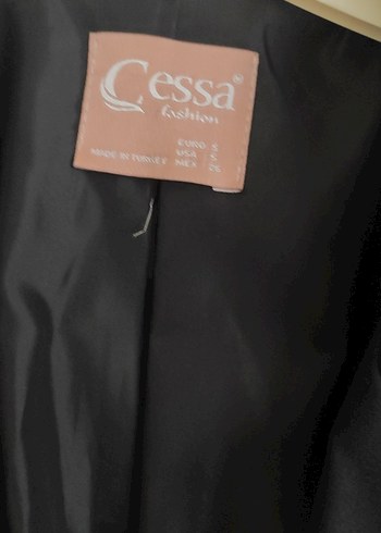 s Beden Düğmeli Siyah Kadın Blazer Ceket