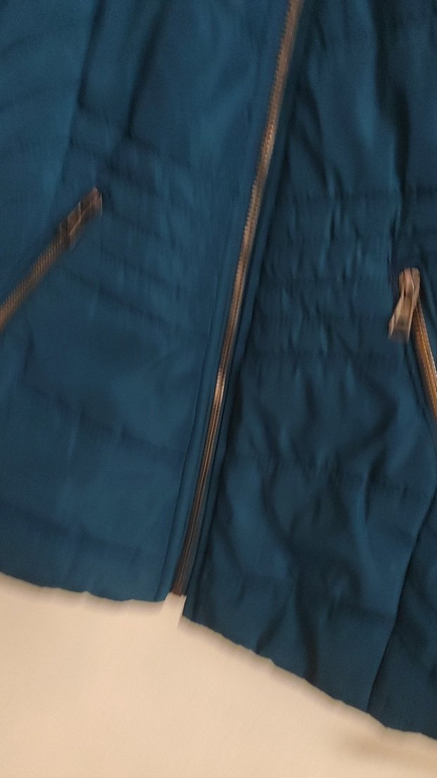 Kürklü Kapüşonlu Koyu Mavi Kadın Kış Montu - Görsel 5