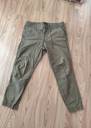 Zara Haki Kargo Pantolon Jogger Zara Kargo Paca