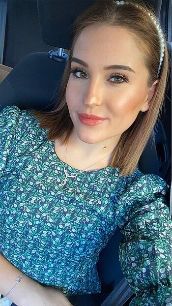 s Beden yeşil Renk Mini elbise