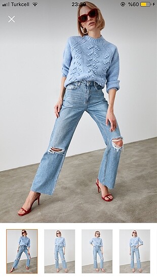 Trendyol milla wide leg jean