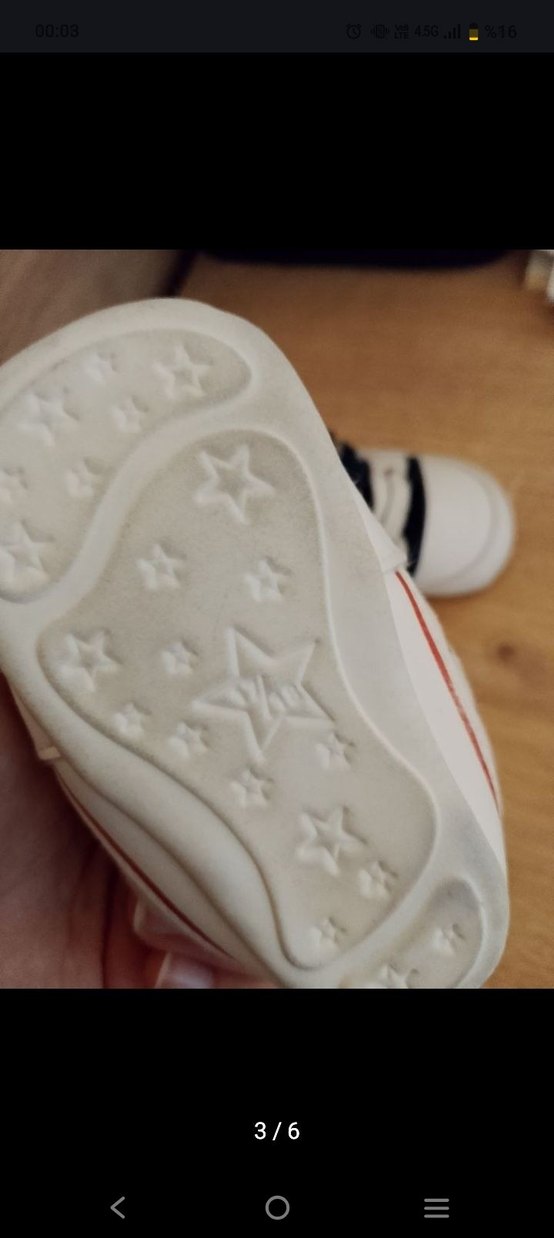 Renkli Baskılı Erkek Bebek İlk Adım Ayakkabısı - Görsel 3