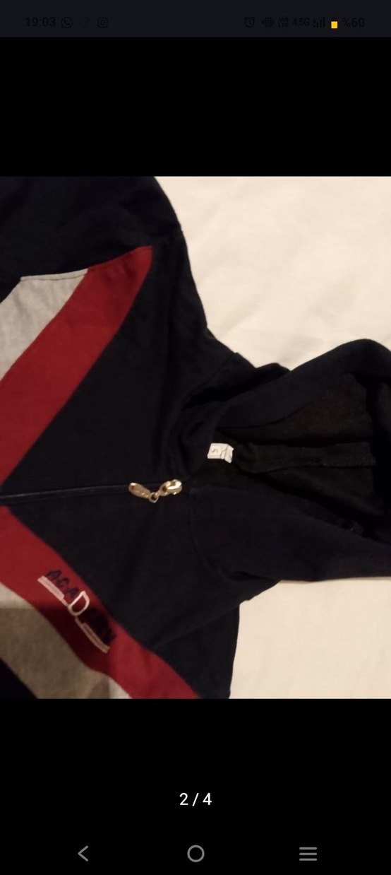 Erkek Kapüşonlu Fermuarlı Sweatshirt - Görsel 2