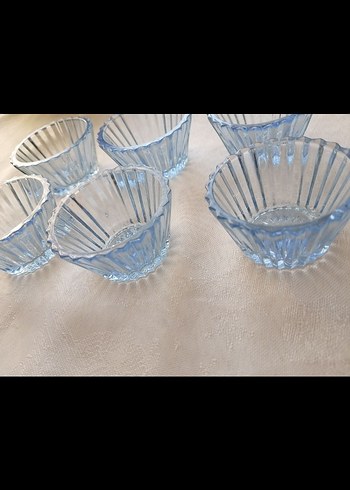 Mavi Cam Altı Parlak lokumluk Seti - Görsel 3