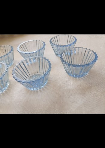 Mavi Cam Altı Parlak lokumluk Seti - Görsel 4