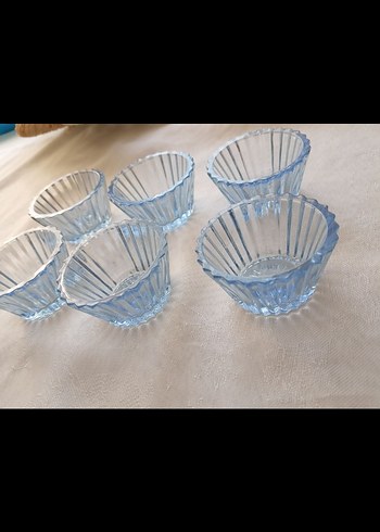 Mavi Cam Altı Parlak lokumluk Seti - Görsel 2