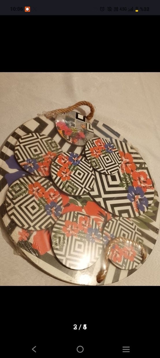 tepsi nihale bardak altı - Görsel 4