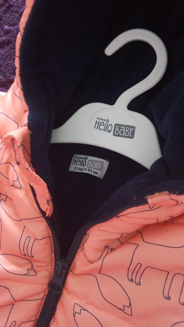 Kapüşonlu Fermuarlı Kız Çocuk Mont - Görsel 2