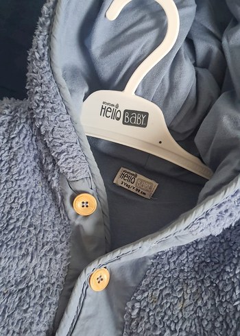Gri Erkek Çocuk Düğmeli Polar Mont - Görsel 2