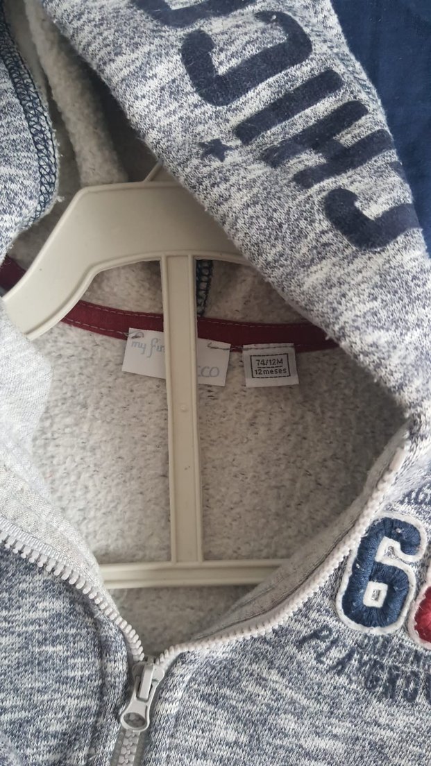 Kapüşonlu Gri Erkek Çocuk Sweatshirt - Görsel 2