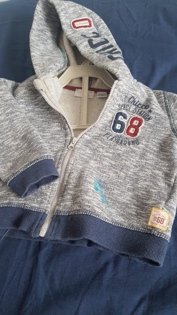 Kapüşonlu Gri Erkek Çocuk Sweatshirt - Görsel 3