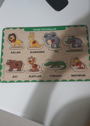 Ahşap Eğitici Puzzle - Görsel 7