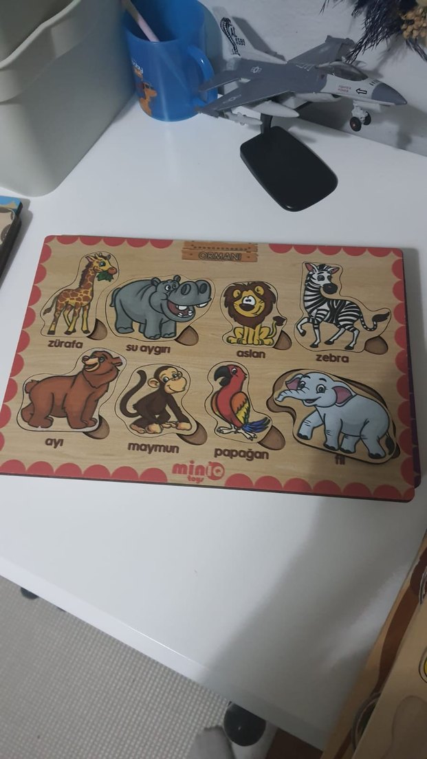 Ahşap Eğitici Puzzle - Görsel 3