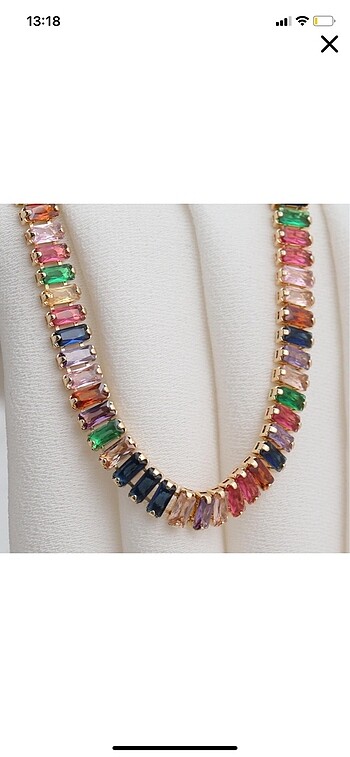 Renkli baget kolye - Görsel 2