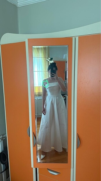 Beyaz elbise - Görsel 6