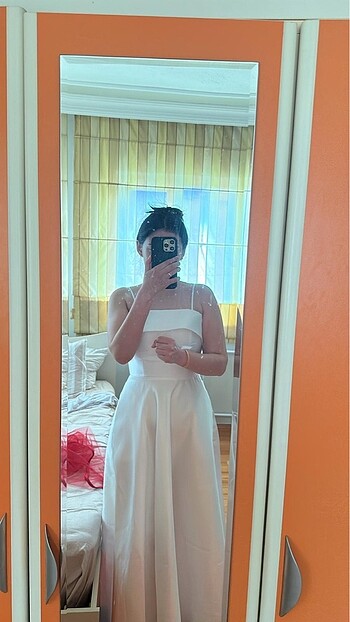 Beyaz elbise - Görsel 8