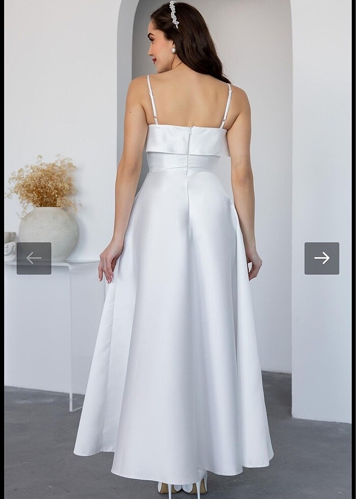 Beyaz elbise - Görsel 3