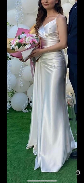 Beyaz elbise - Görsel 6