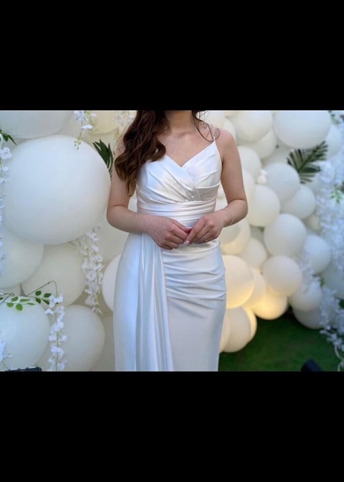 Beyaz elbise - Görsel 3