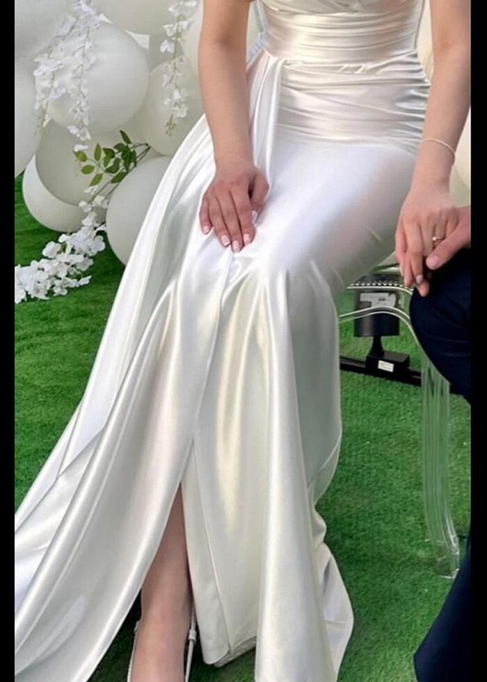 Beyaz elbise - Görsel 5