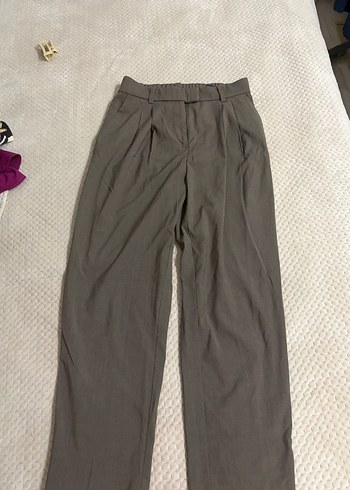 H&M Sik Ve Rahat Kahve Kumas Pantolon