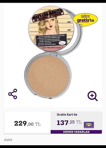 Thebalm Mary-lou manizer Aydınlatıcı