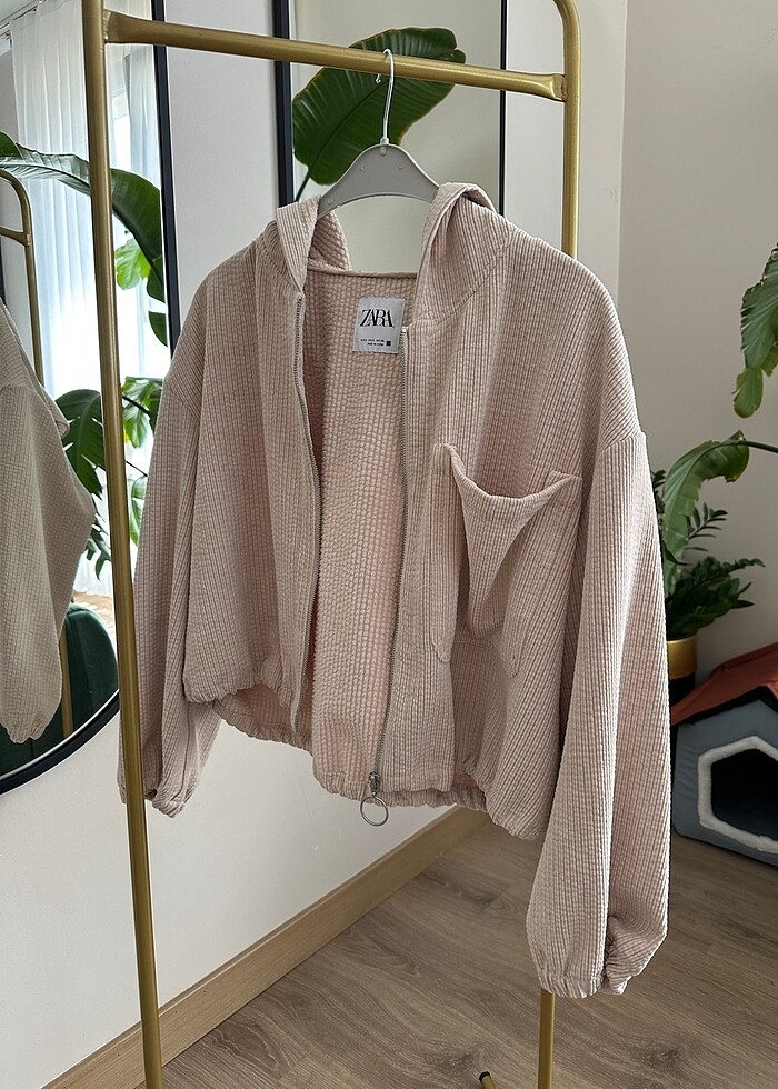 Zara Crop Sweatshirt - Görsel 2