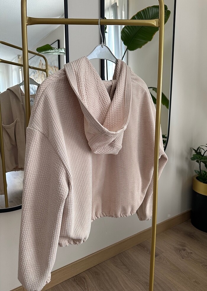 Zara Crop Sweatshirt - Görsel 3