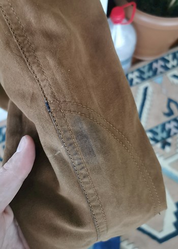 Zara Erkek Kahverengi Süet Ceket - Görsel 4