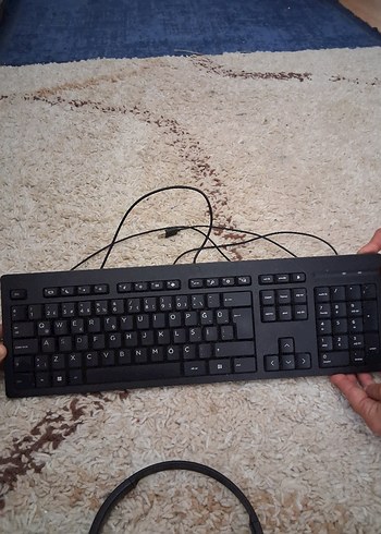 HP Siyah Kablolu Klavye - Görsel 2