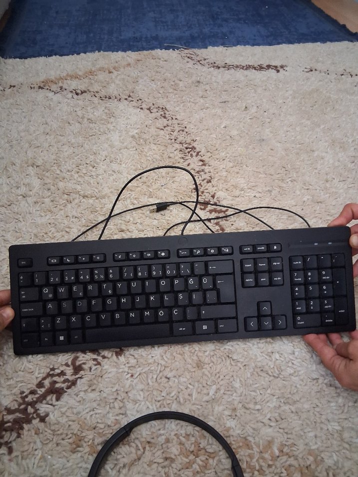 HP Siyah Kablolu Klavye - Görsel 2