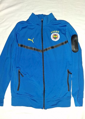 Erkek Çocuk Mavi Fermuarlı Sweatshirt