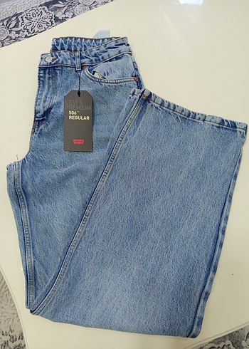 Levis Orijinal Levis 501 Regular Acik Mavi Denim Jean 100 Pamuk