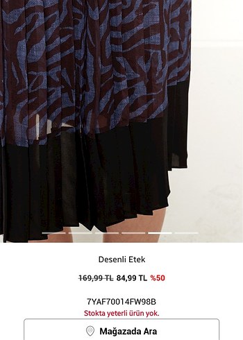 lacivert Pilili Bohem Etek - Görsel 5