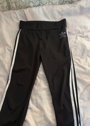 Adidas Siyah Uc Cizgili Spor Pantolon