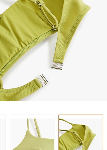 Yeşil bikini takımı - Görsel 3