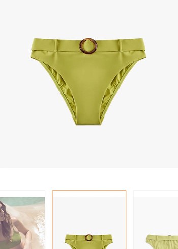 Yeşil bikini takımı - Görsel 4