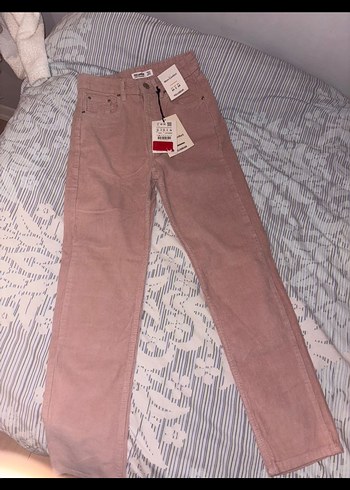 Pembe kadife pantolon - Görsel 3