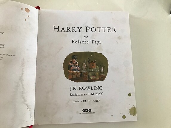  Harry Potter ve Felsefe Taşı Resimli Özel Baskı