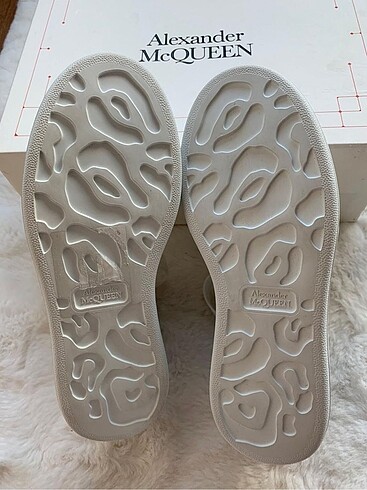 36,5 Beden beyaz Renk Alexander McQueen mavi-beyaz sneaker