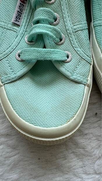37 Beden Superga mint yeşili spor ayakkabı