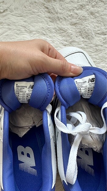 37 Beden mavi Renk New balance 550 mavi spor ayakkabı