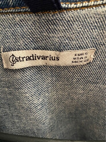 s Beden mavi Renk Stradivarius kot ceket