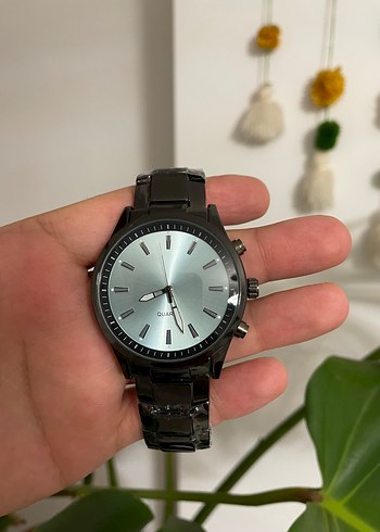 Diğer Minimal Siyah Celik Erkek Kol Saati