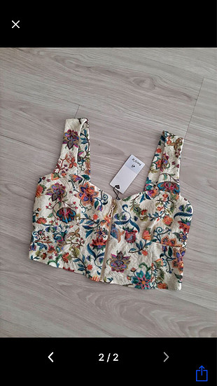 Crop bustier