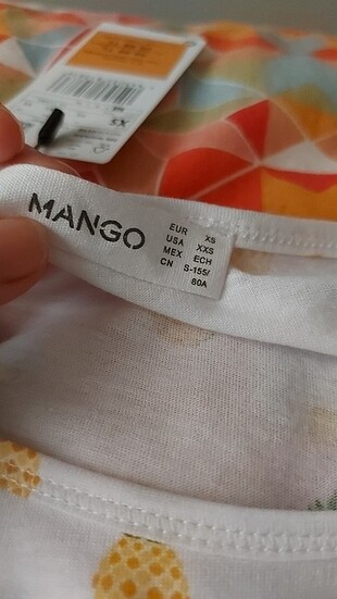 xs Beden Mango tshirt