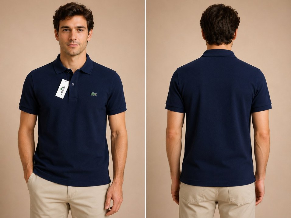 Lacoste Lacivert Polo Tişört — görsel 3/3