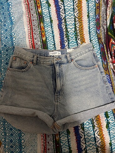 denim mom şort